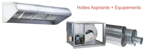 Hotte murale extraction