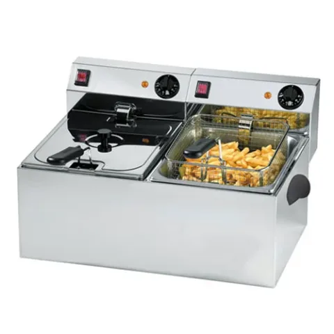 Friteuse double 2*8litres