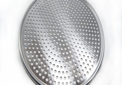 Assiette A Pizza Perfore En Inox 25Cm