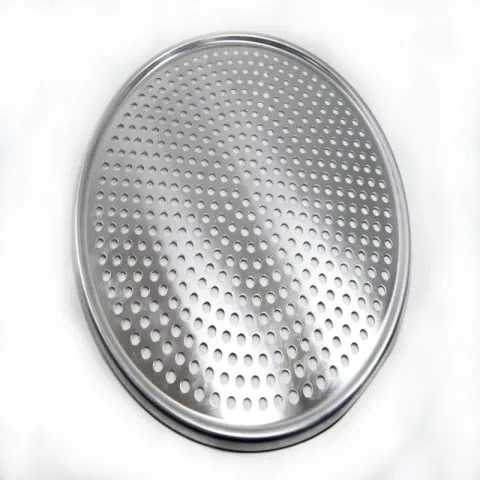 Assiette A Pizza Perfore En Inox 25 cm