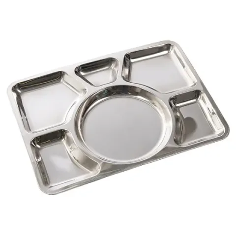 Plateau Compartiment En Inox