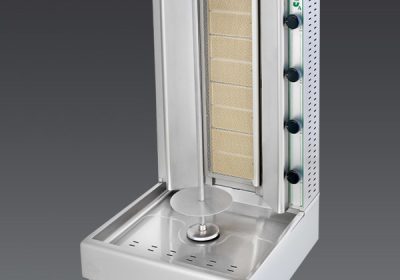 CHAWARMA GAZ 4 BRÛLEURS INOX DG8A VISVARDIS- GRECQUE