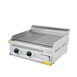 PLAQUE GRILLADE ELECTRIQUE 1 2 LISSE 1 2 STRIEE A POSER 800x630x300 TC.6IE800 ESTUFA TURHAN CELIK – TURQUIE 300x300