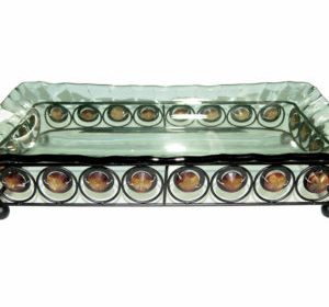 Assiette en font avec support en alu d 30 30
