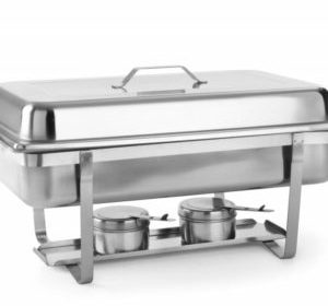 Chaffing dish rect en inox gn 1 1 9l