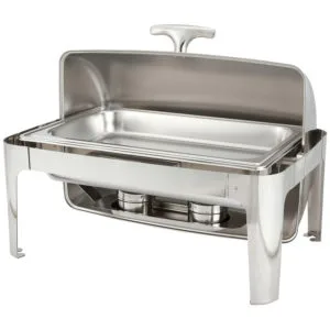 Chaffing dish rolle top rectangulaire 9l