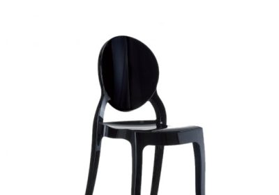 chaise elizabeth en polypropylene sans accoudoirs