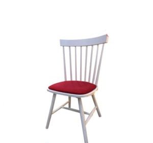 chaise en bois sans accoudoire assise en tissu kit