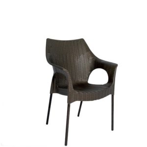 chaise en plastique avec accoudoirs 300x300