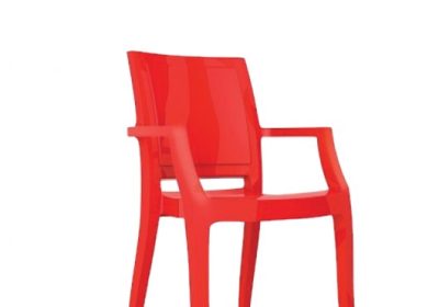 chaise en pvc avec accoudoirs arthur