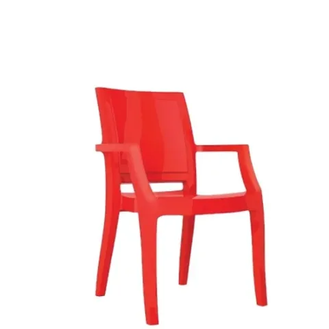 chaise en pvc avec accoudoirs arthur