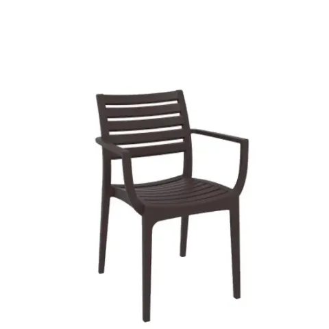 chaise en pvc avec accoudoirs artimis