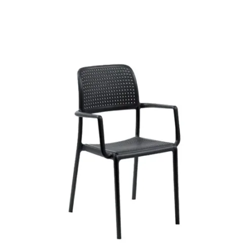 chaise en pvc avec accoudoirs bora