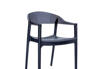 chaise en pvc avec accoudoirs carmen