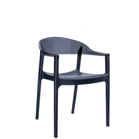 chaise en pvc avec accoudoirs carmen