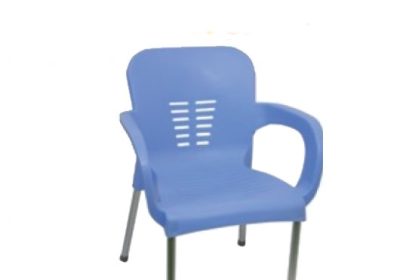 chaise en pvc avec accoudoirs confortime