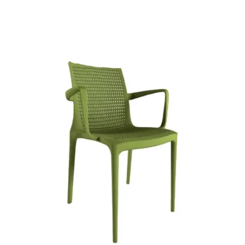 chaise en pvc avec accoudoirs laser-show