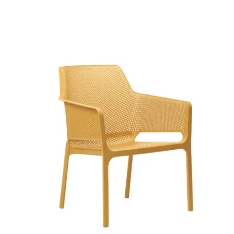 chaise en pvc avec accoudoirs netto