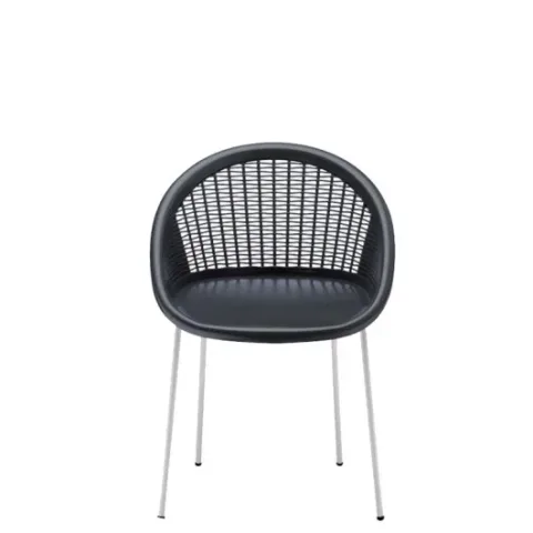 chaise en sky pieds en aluminium bon-bon