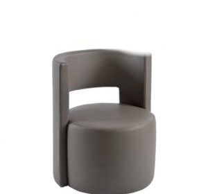 chaise fauteuil en bois et simili cuir autch