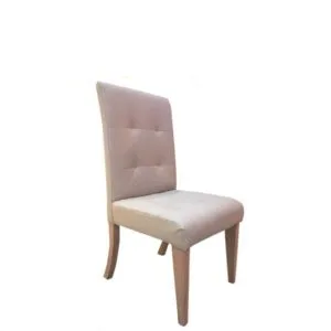 chaise fauteuil en bois et simili cuir bobo