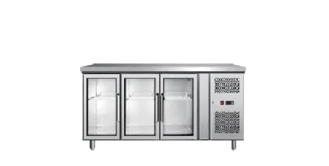 comptoir réfrigérée 3 portes vitrée positive ventile 1m80 epf3731 model atosa