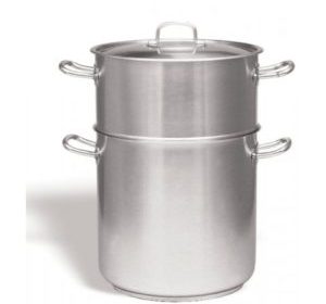 Couscoussier en inox avec couvercle d 60