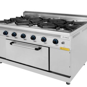 cuisiniere 6 feux gaz sur four estufa turhan celik – la turquie 300x300