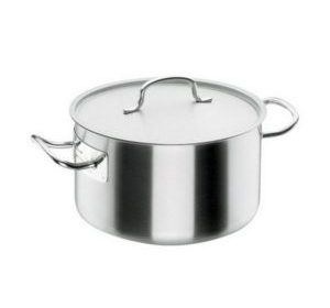 faitout en inox avec couvercle 50