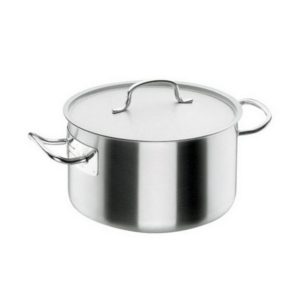 faitout en inox avec couvercle 50