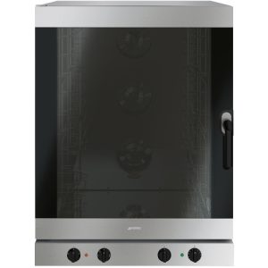 four professionnel inox a air pulse 10 niveaux 6040 avec humidification smeg italie 300x300