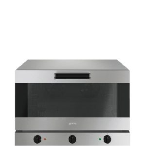 four professionnel inox a air pulse 4 niveaux 6040 avec humidification smeg italie 300x300