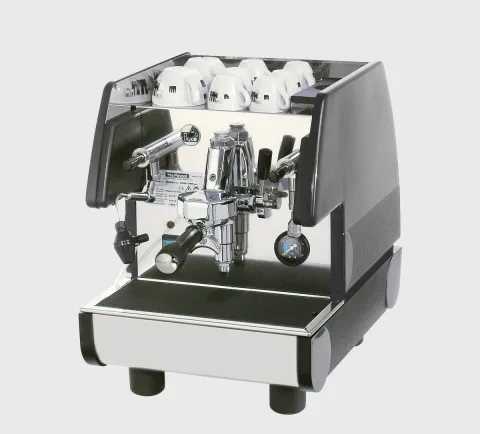 machine a café 1 groupe semi-auto noir pub1esn la pavoni – italie