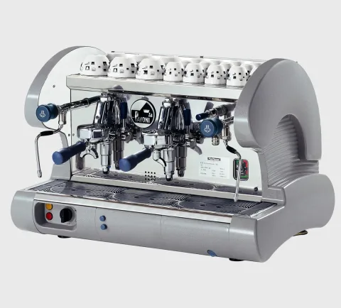 machine a café 2 groupes remplissage auto noir bar2sn la pavoni – italie