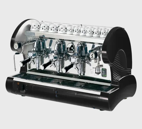 machine a café 3 groupes remplissage auto noir bar3sn la pavoni – italie