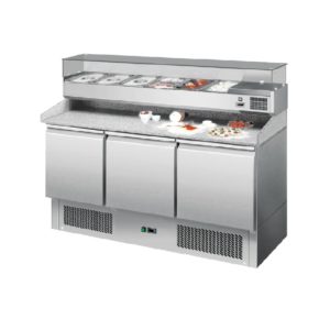 meuble a pizza marbre 1m40 gn1-1 esl3852 model atosa