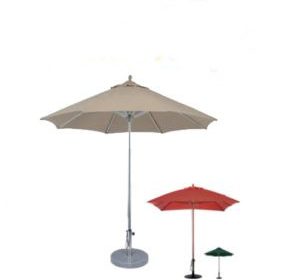 Parasol en aluminium push-up
