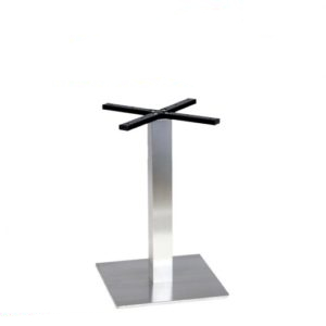 pied de table bas carre tige carre
