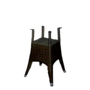 pied de table tresse carre