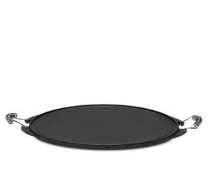Plancha en fonte lisse-striée d 32