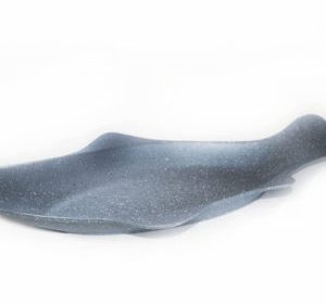 Plat poisson en métal granite d 53 25