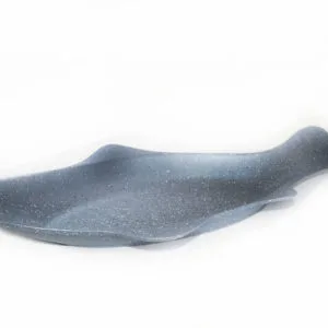 Plat poisson en métal granite d 53 25