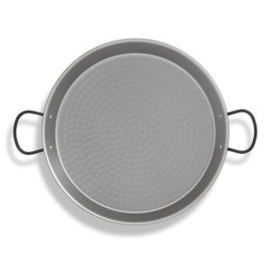 Poêle à paella tôle noir d 24