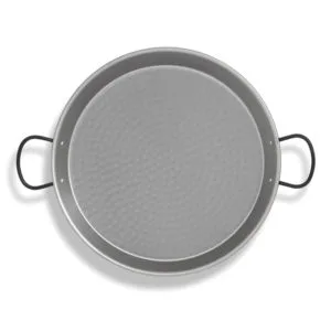 Poêle à paella tôle noir d 28