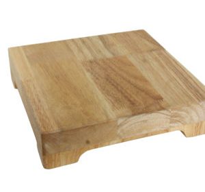 Support en bois carre pour buffet 25 25 6