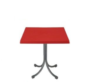 table en plastique carre confortime dim 75 75 73 cm