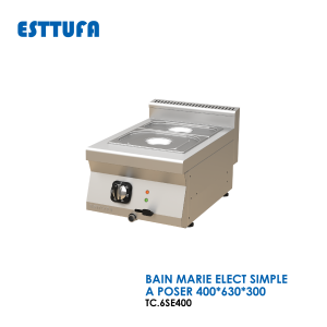 BAIN MARIE ELECT SIMPLE A POSER 400x630x300 TC.6SE400 300x300