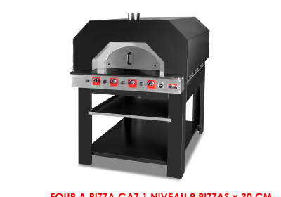 FOUR A PIZZA GAZ 1 NIVEAU 9 PIZZAS PFG-TN1-PMTN1