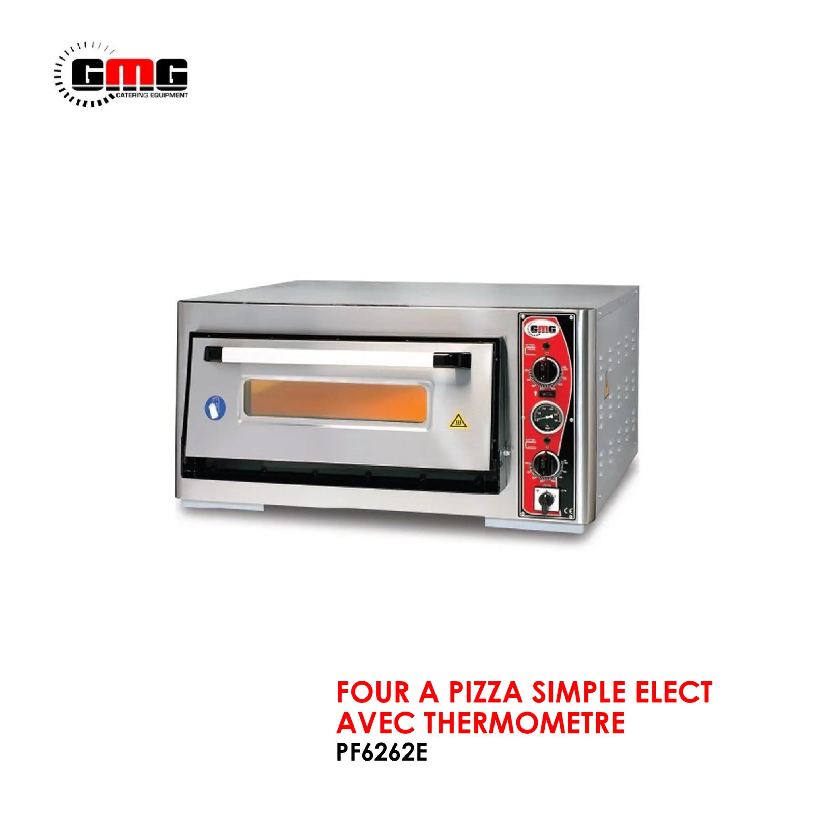 FOUR A PIZZA SIMPLE ELECT AVEC THERMOMETRE PF6262E
