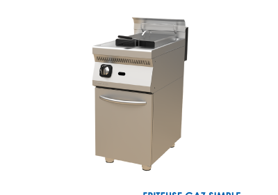 FRITEUSE GAZ SIMPLE 400x700x850 TC.7FG400
